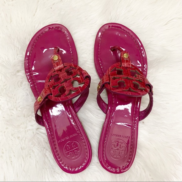 Tory Burch Shoes - Tory Burch Patent Miller Sandal Petit Dorothy Croc